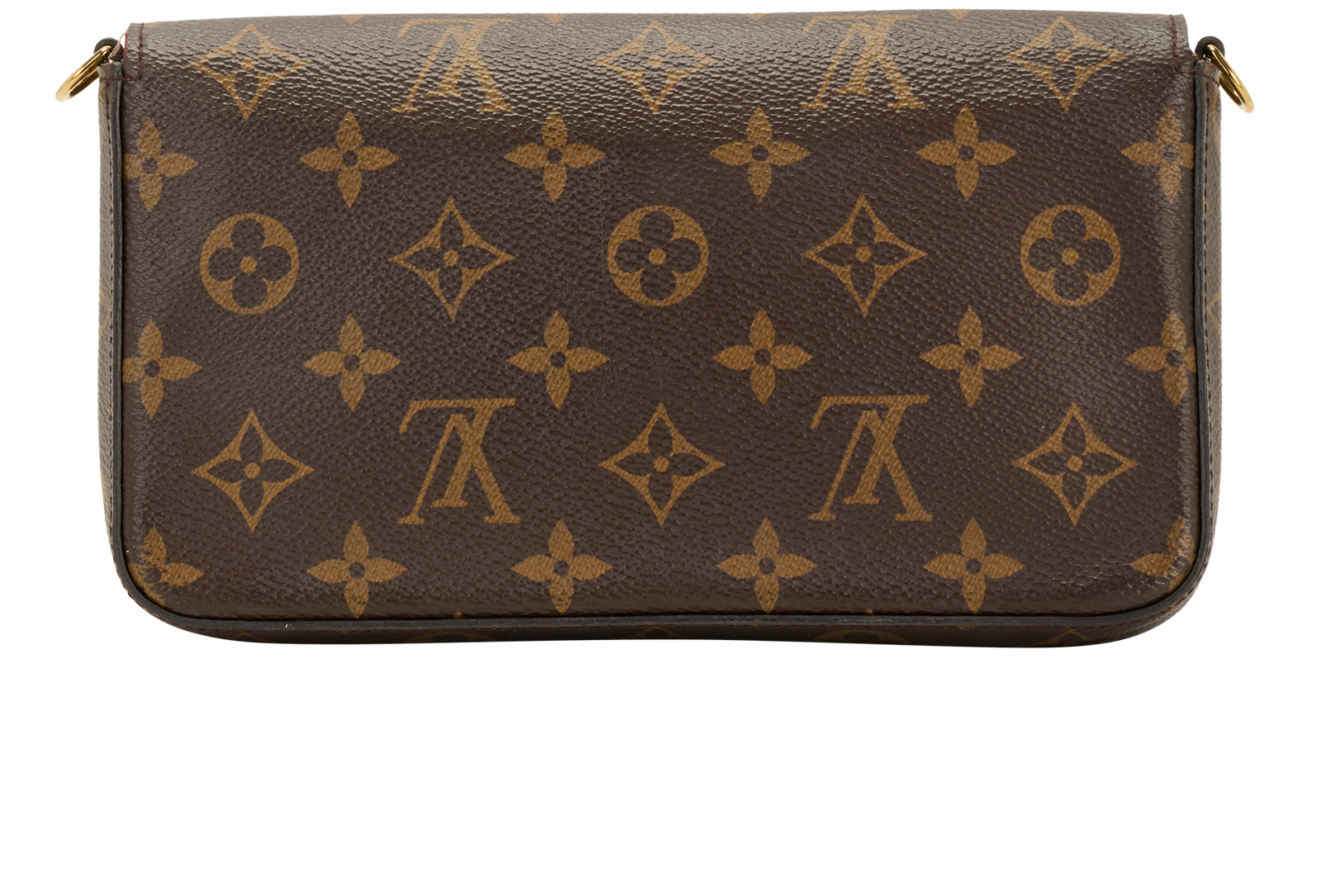 Felicie Pochette, &pound;695, Handbags, Brown, Canvas, Back view